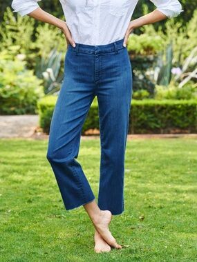Frank & Eileen Kinsale Jeans Stretch Wide Leg Crop Sailor Pants